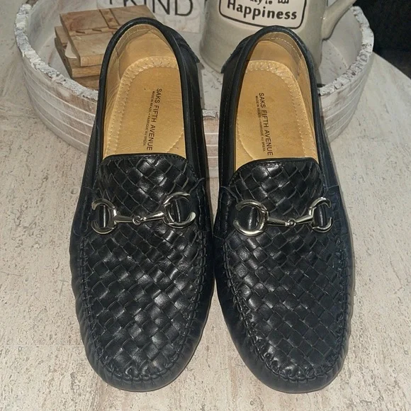 Saks Fifth Avenue | Shoes | Saks Fifth Avenue Woven Leather  display picture 3